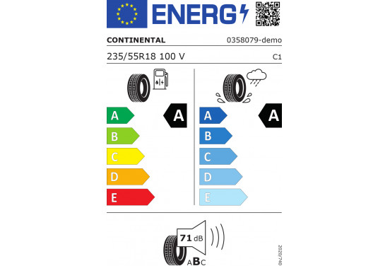 Continental Eco 6 vol xl demo 235/55 R18 100V