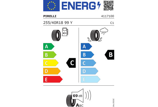 Pirelli P-zero(pz4) mo-s ncs xl 255/40 R18 99Y, afbeelding 2
