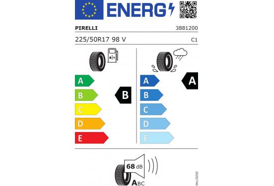 Pirelli Powergy xl 225/50 R17 98V, afbeelding 2
