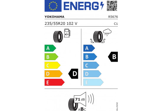 Yokohama G058 235/55 R20 102V, afbeelding 2