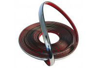 Tira decorativa cromada 12mm 8m
