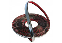 Tira decorativa cromada 6 mm 8m