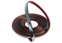 Tira decorativa cromada 9mm 8m