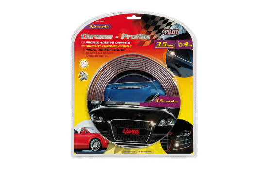 Tiras de estilo cromadas de 3,5 mm x 4 metros, Imagen 5
