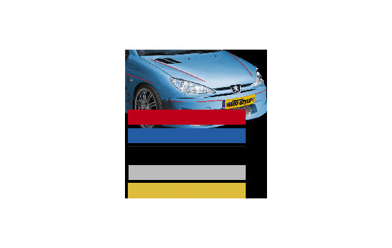 Rayas autoadhesivas universales AutoStripe Cool200 - Oro - 6,5 mm x 975 cm, Imagen 2