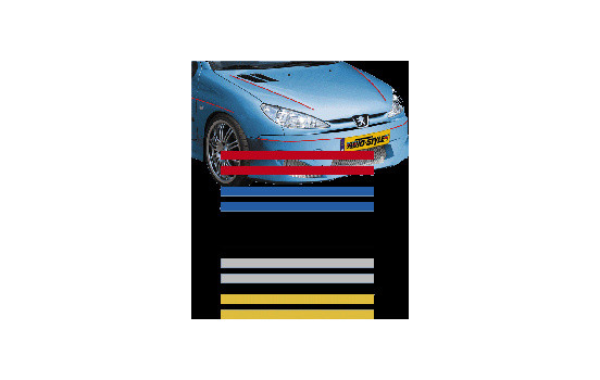 Rayas autoadhesivas universales AutoStripe Cool270 - Negras - 2+2mm x 975cm, Imagen 2