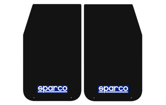 Guardabarros universales Sparco 'Grandes' - Negro, Juego de 2