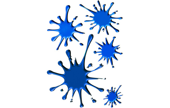 Hoja de pegatinas (5 piezas) - plateadas - 25x17,5cm, Imagen 2