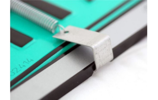 Juego de abrazaderas para matrícula Carpoint de 4 piezas, Imagen 3