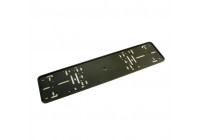 Matrícula sin borde de texto