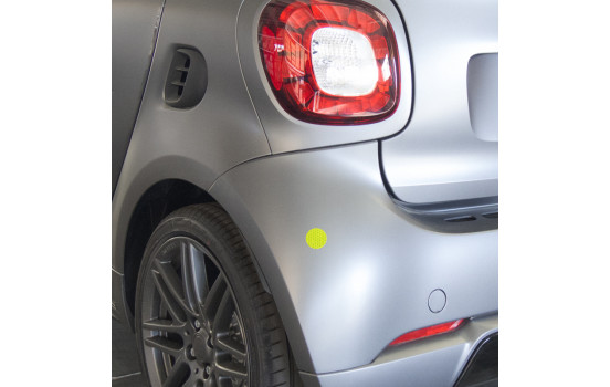 Juego de pegatinas reflectantes Simoni Racing - Amarillo - Juego de 4