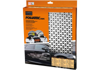 Pegatinas para ventana Foliatec Vector - Juego de 2 (45 x 40 cm) - Negro brillante