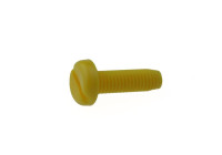 Tornillo matrícula Plástico 20 piezas M6X20 mm