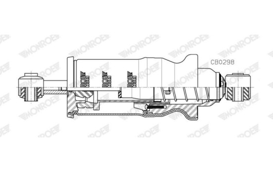 Amortiguador, suspensión de cabina, Imagen 2