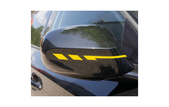 Pin Striping Foliatec para carcasas de retrovisores en amarillo - Ancho = 1,3 cm: 2 x 35,5 cm