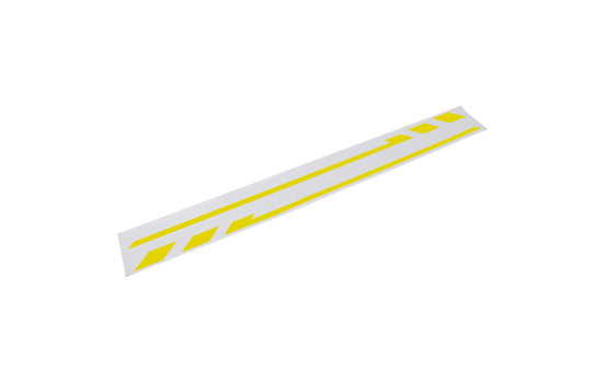 Pin Striping Foliatec para carcasas de retrovisores en amarillo - Ancho = 1,3 cm: 2 x 35,5 cm, Imagen 2