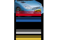 Rayas autoadhesivas universales AutoStripe Cool350 - Negras - 2+3mm x 975cm