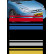 Rayas autoadhesivas universales AutoStripe Cool350 - Negras - 2+3mm x 975cm