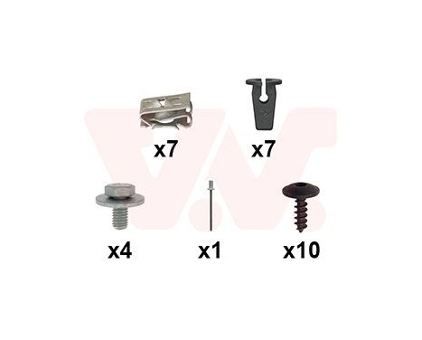 KIT DE MONTAJE DE GUARDABARROS DELANTERO
