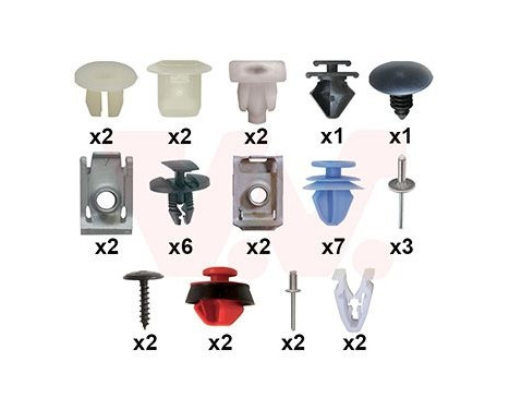 KIT DE MONTAJE DE GUARDABARROS DELANTERO