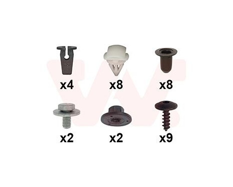 KIT DE MONTAJE DE GUARDABARROS DELANTERO