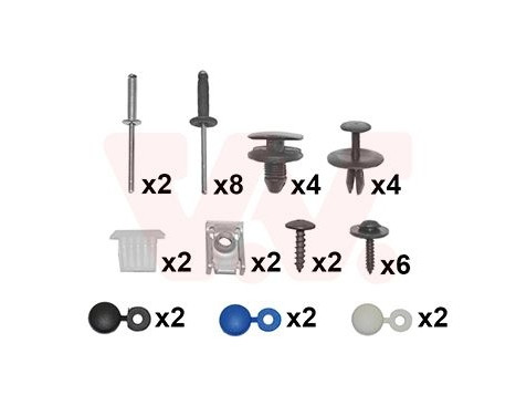 Kit de montaje de parachoques delantero