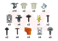 KIT DE MONTAJE DE PARACHOQUES DELANTERO