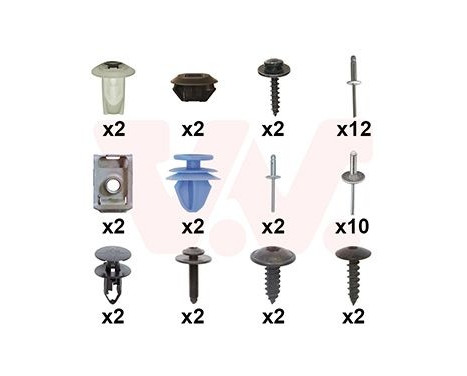 KIT DE MONTAJE DE PARACHOQUES TRASERO