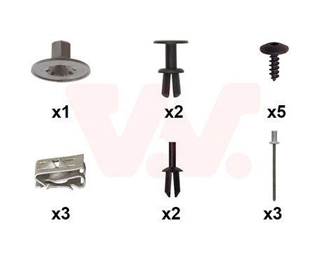 KIT DE MONTAJE DE GUARDABARROS DELANTERO