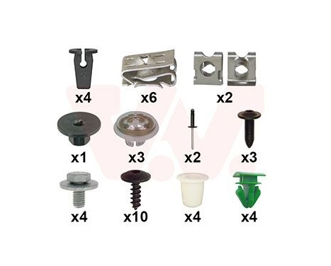 KIT DE MONTAJE DE GUARDABARROS DELANTERO