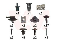 KIT DE MONTAJE DE PARACHOQUES DELANTERO