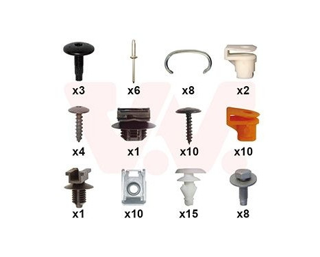 KIT DE MONTAJE DE PARACHOQUES DELANTERO