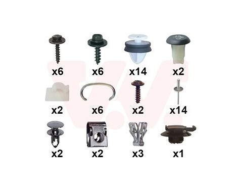 KIT DE MONTAJE DE PARACHOQUES TRASERO