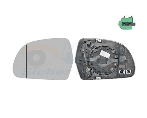 Cristal de espejo, retrovisor exterior 0334865U Hagus