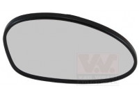 Cristal de espejo, retrovisor exterior 0657866U Hagus