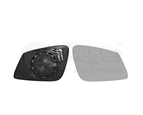Cristal de espejo, retrovisor exterior 0675838 Hagus