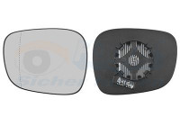 Cristal de espejo, retrovisor exterior 0681837U Hagus