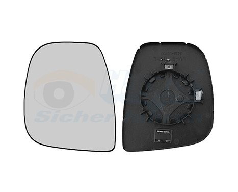 Cristal de espejo, retrovisor exterior 0906837 Hagus