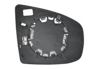 Cristal de espejo, retrovisor exterior 1291029 Diederichs