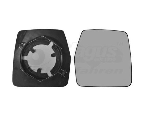 Cristal de espejo, retrovisor exterior 1610832 Hagus