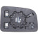 Cristal de espejo, retrovisor exterior 1664126 Diederichs