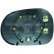 Cristal de espejo, retrovisor exterior 1690129 Diederichs