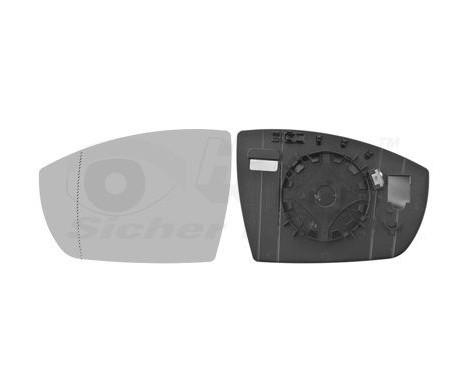 Cristal de espejo, retrovisor exterior 1803835 Hagus