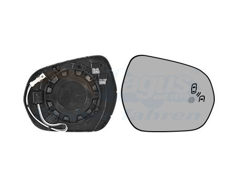 Cristal de espejo, retrovisor exterior 1809838 Hagus