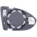 Cristal de espejo, retrovisor exterior 2216329 Diederichs