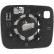 Cristal de espejo, retrovisor exterior 2660227 Diederichs