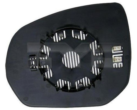 Cristal de espejo, retrovisor exterior 305-0125-1 TYC
