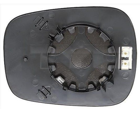 Cristal de espejo, retrovisor exterior 328-0265-1 TYC