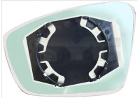 Cristal de espejo, retrovisor exterior 332-0055-1 TYC