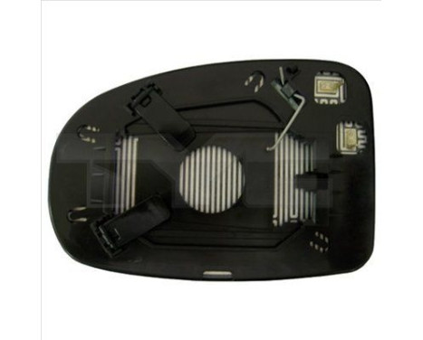 Cristal de espejo, retrovisor exterior 336-0115-1 TYC